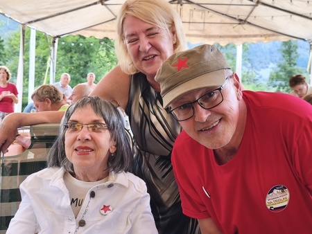Svetlana Makarovič na spominski slovesnosti na Žlanu